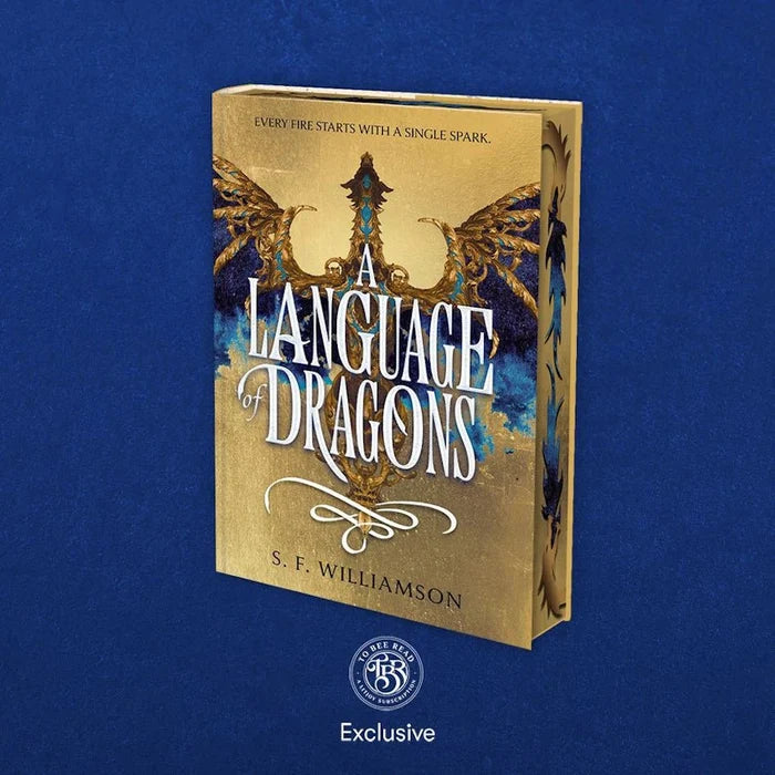 A Language of Dragons LitJoy Edition by S.F. Williamson with new immersive and artistic casewrap, page edges, and endpapers