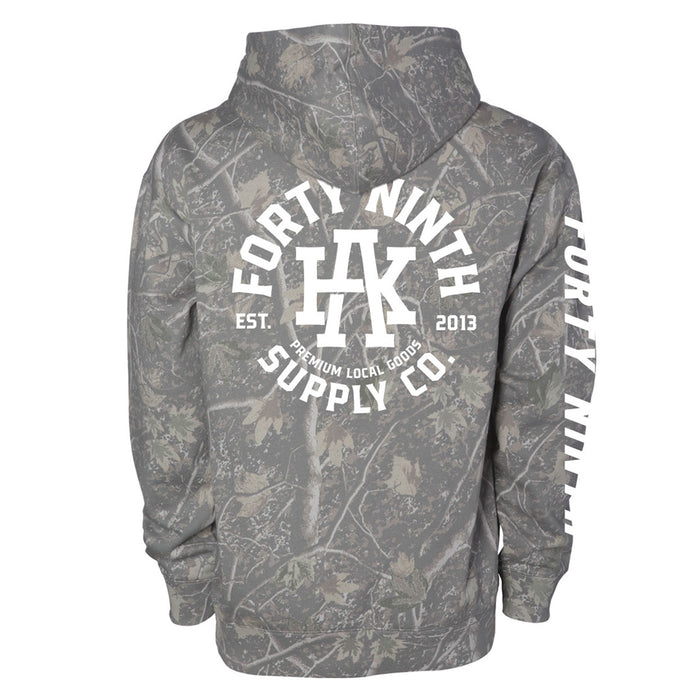 AK Monogram Deadwood Camo Hoodie