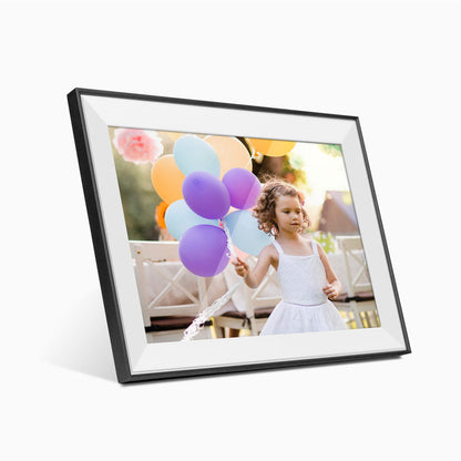 Aluratek 10.1 Inch Digital Photo Frame Angle View