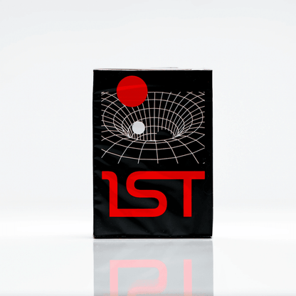 1ST playing cards V4 Black Playing Cards by 1ST playing cards by Chris Ramsay