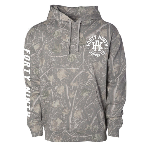 AK Monogram Deadwood Camo Hoodie