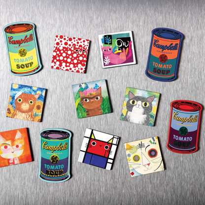 Andy Warhol Soup Can Magnets Magnets Galison