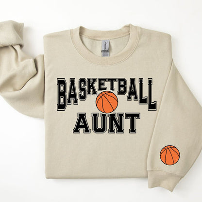Basketball Personalized Sweatshirt for Mom, Dad or Family Supporters