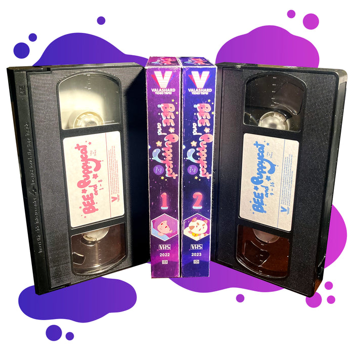 BEE AND PUPPYCAT VHS SET