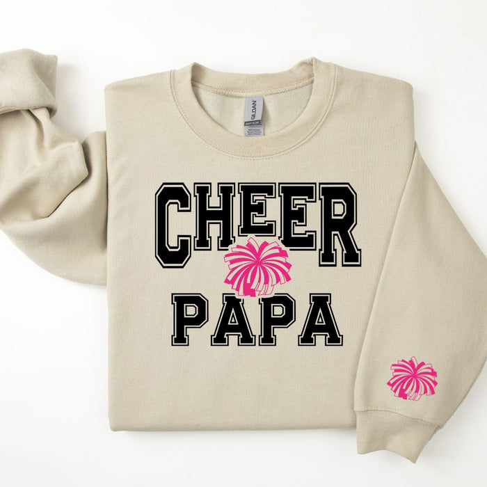 Cheer Personalized Sweatshirt for Mom, Dad or Family Supporters