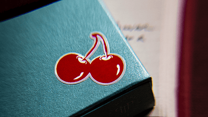 Cherry Casino House Deck - Tropicana Teal Playing Cards by Pure Imagination Projects