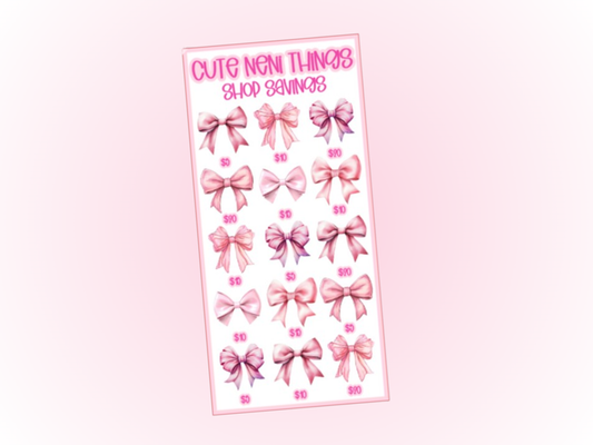 Cute Neni Things Shop Savings | Savings Insert or Cash Envelope | 185