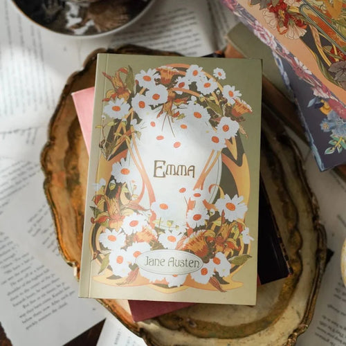 Emma LitJoy Paperback Classic—special edition paperback with stunning floral artwork on front, back, and edges
