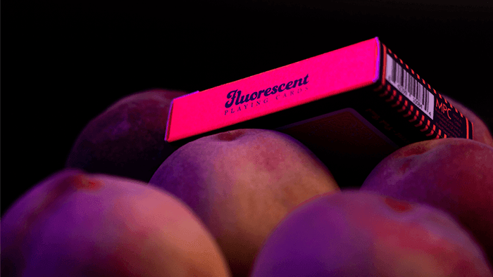 Fluorescent Playing Cards - Peach Edition Playing Cards by MPC