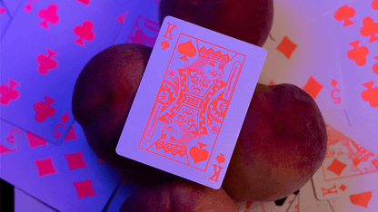 Fluorescent Playing Cards - Peach Edition Playing Cards by MPC