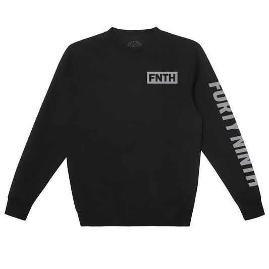 FNTH Black Crew Neck Sweatshirt
