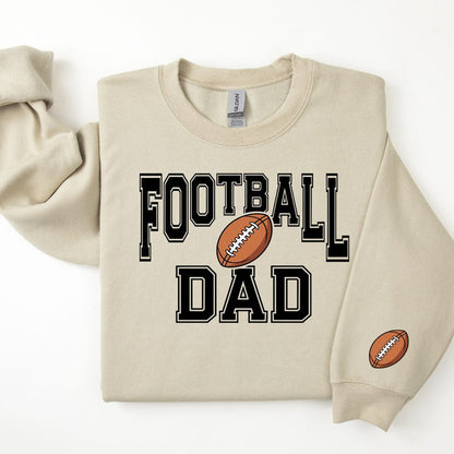 Football Personalized Sweatshirt for Mom, Dad or Family Supporters