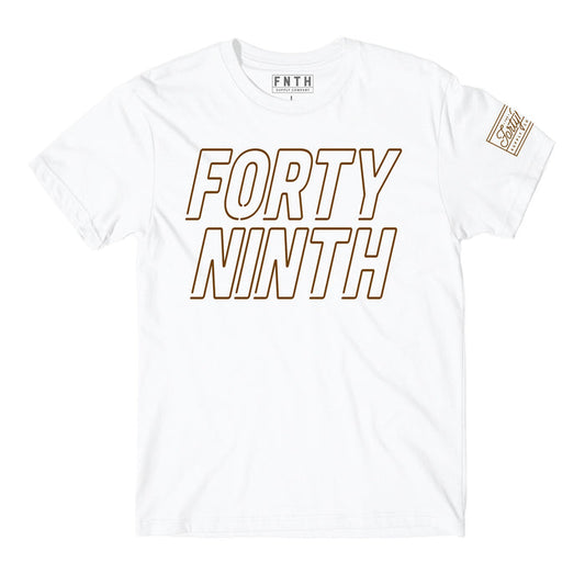 FORTY NINTH LASER WHITE T-Shirt