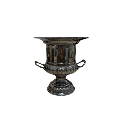 Found Silver Champagne Bucket - Pedestal Vase