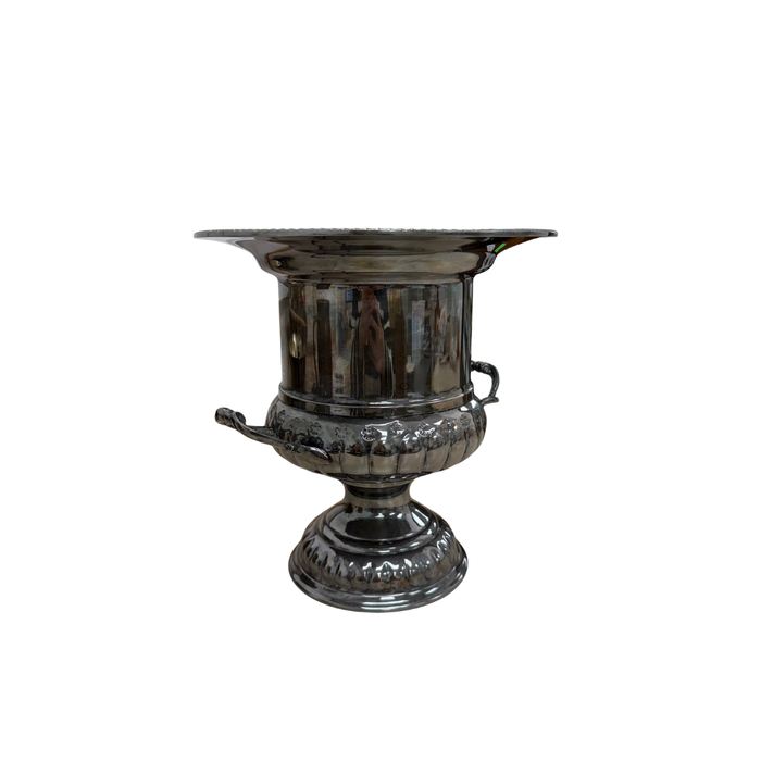 Found Silver Champagne Bucket - Pedestal Vase