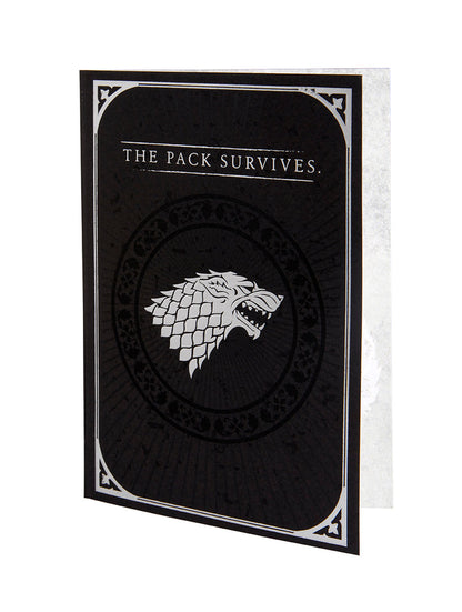 Game of Thrones: Direwolf Signature Pop-Up Card