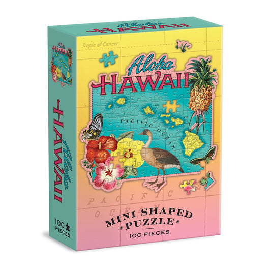 Hawaii Mini Shaped Jigsaw Puzzle 100 Piece Puzzles Wendy Gold