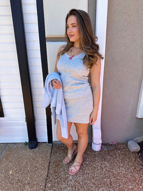 Heather Grey Skort