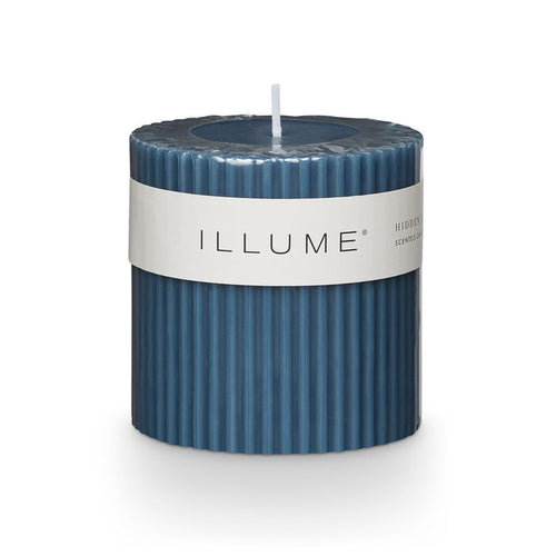 Hidden Lake Small Fragranced Pillar Candle - Illume Candles - 46272002000