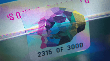 Holographic Memento Mori Playing Cards Playing Cards by Murphy's Magic