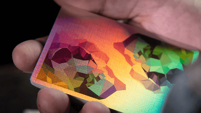 Holographic Memento Mori Playing Cards Playing Cards by Murphy's Magic