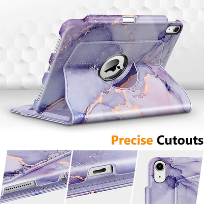 iPad Air 11 (M4/M3/M2 chip) & iPad Air 5th/4th Generation (10.9") 360-Degree Rotating Stand Cover with Pencil Holder | Fintie