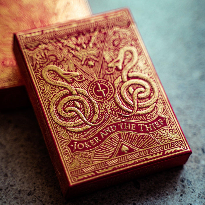 Joker and the Thief - Blood Red Edition Playing Cards by Joker and the Thief