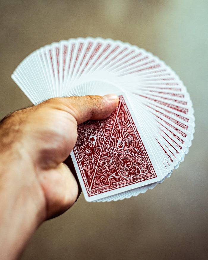Joker and the Thief - Blood Red Edition Playing Cards by Joker and the Thief