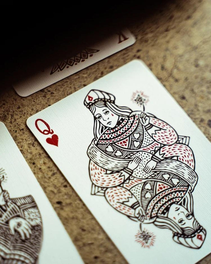 Joker and the Thief - Blood Red Edition Playing Cards by Joker and the Thief