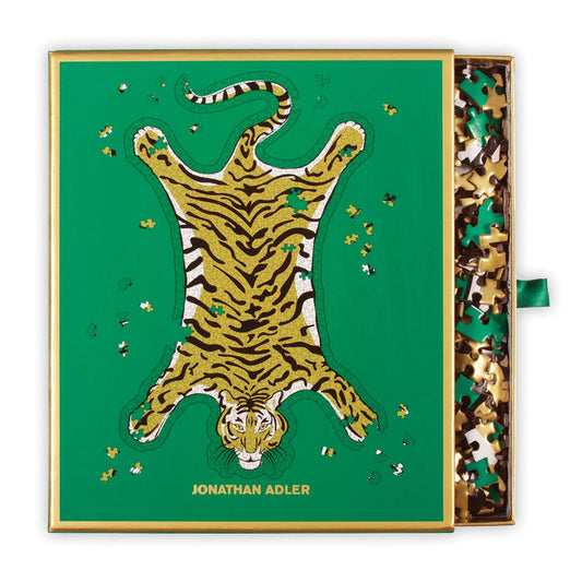 Jonathan Adler Safari 750 Piece Shaped Foil Puzzle 750 Piece Puzzles Jonathan Adler Collection