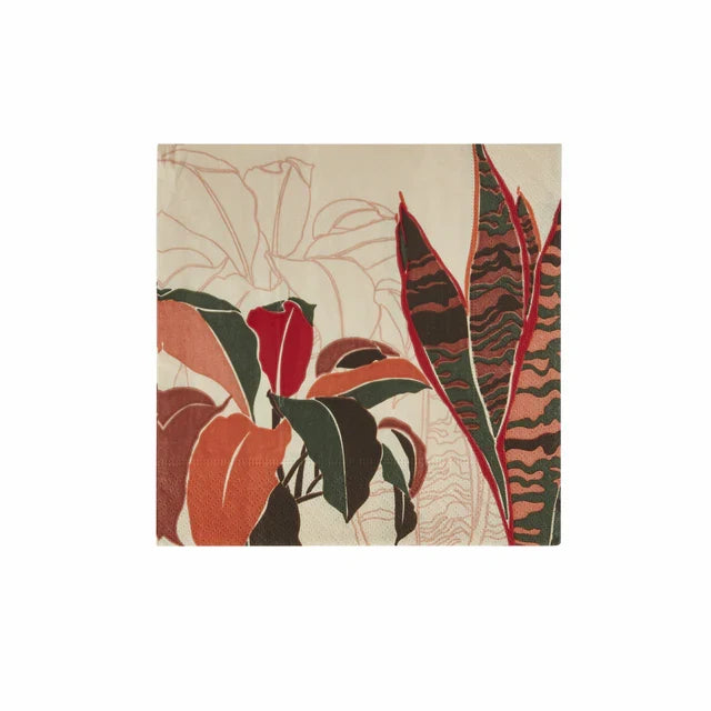 Karaca Home Serviettes en Papier Automne 20 Pièces 33x33 cm