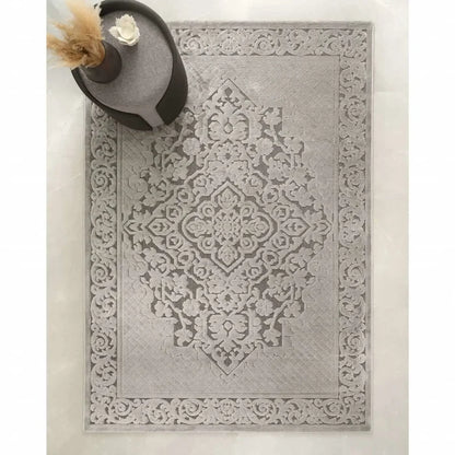 KASMIR HALI 7/24 QUEEN, 160X230 CM, GRİ