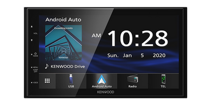 Kenwood Receiver 6.8" Apple CarPlay and Android Auto