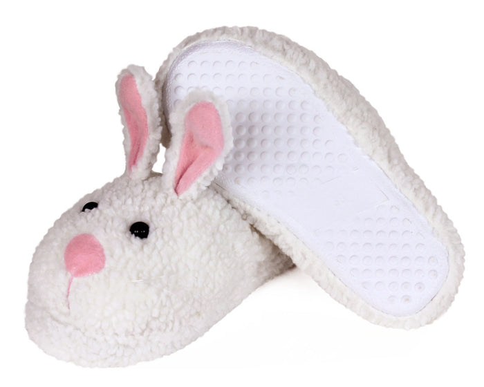 Kids Classic Bunny Slippers Bottom View