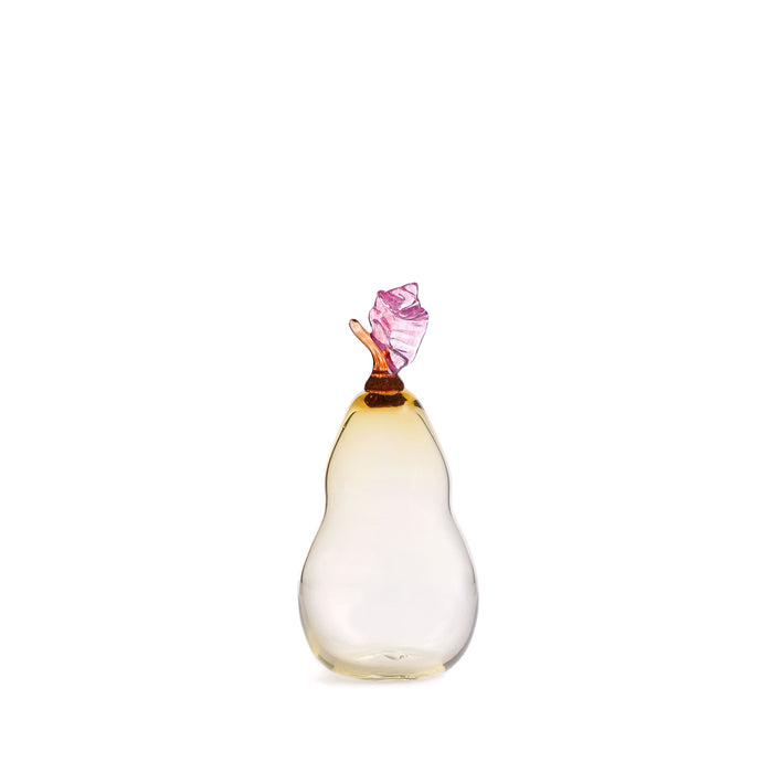 Marianne Pear Paperweight in Panna Cotta