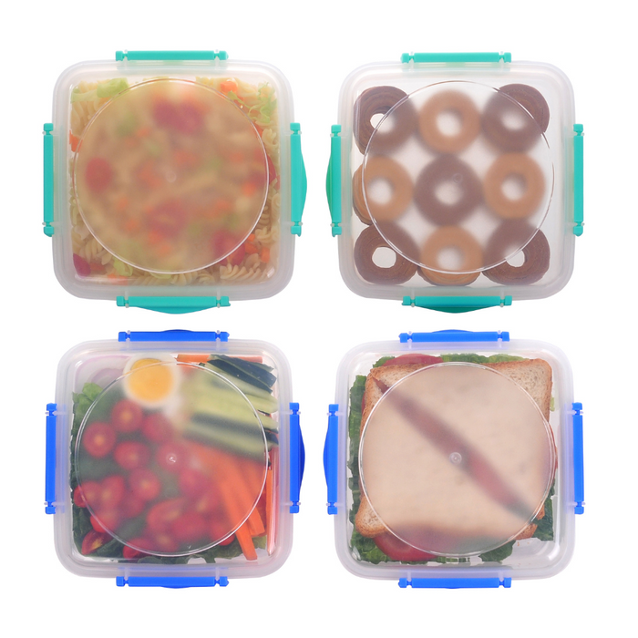 Milex 3-Piece Lunchbox Set – Microwave-Safe Food Storage | Colours May Vary