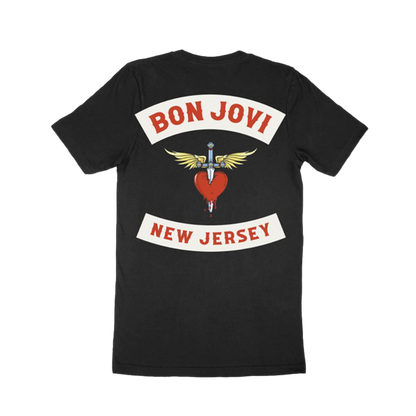 New Jersey Black T-Shirt Back