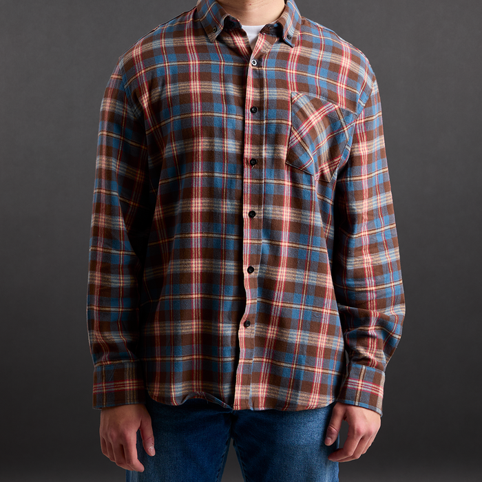 New Jersey Blue Pattern Flannel