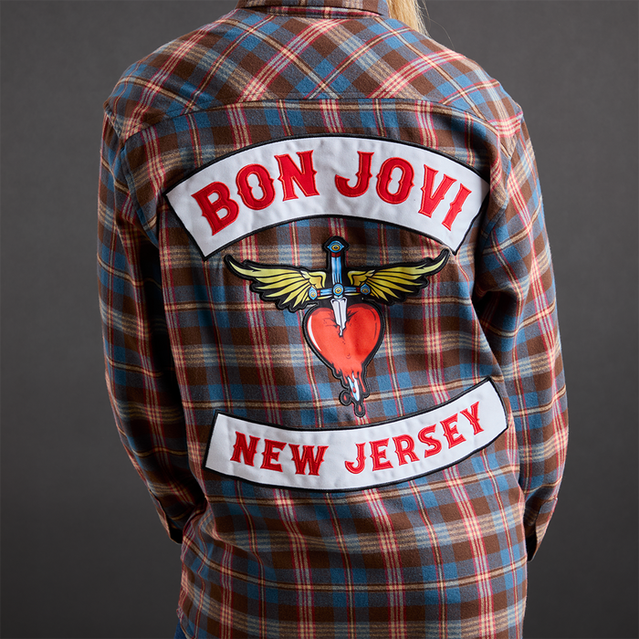 New Jersey Blue Pattern Flannel