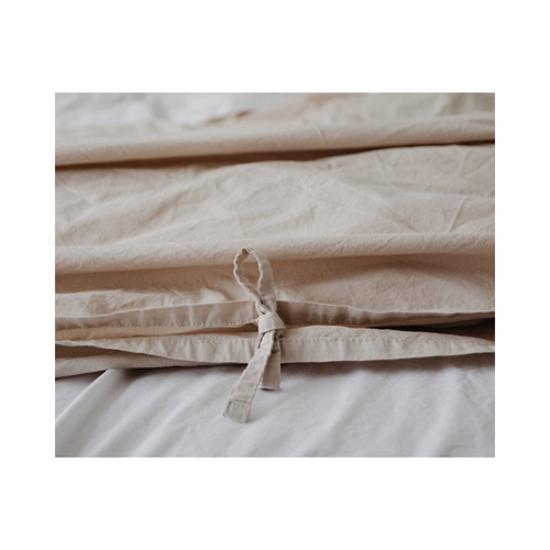 Oat Milk Turkish Duvet Cover