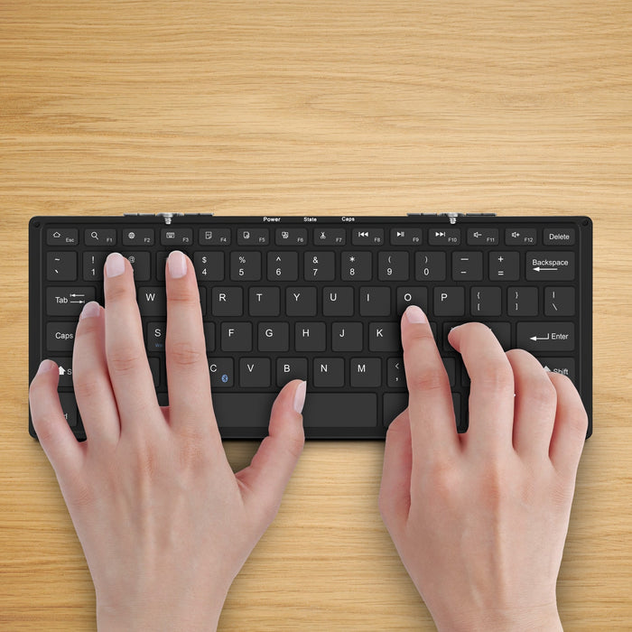 aluratek portable ultra slim bluetooth keyboard lifestyle typing