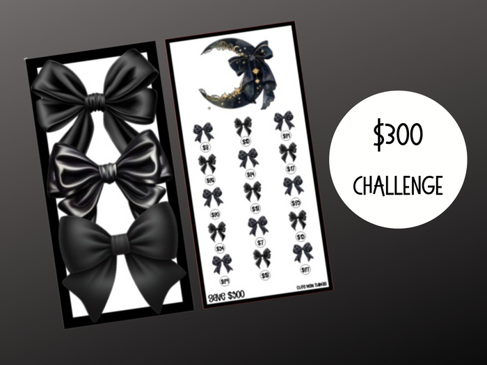 Savings Insert & Envelope Bundle | BLK Moon Duo