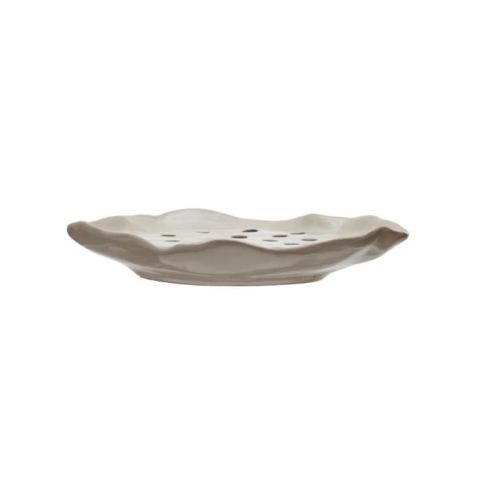 Stoneware Soap Dish
