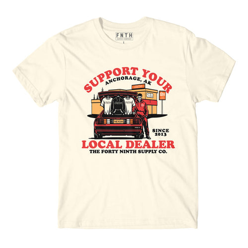 Support Your Local Dealer Cream T-Shirt