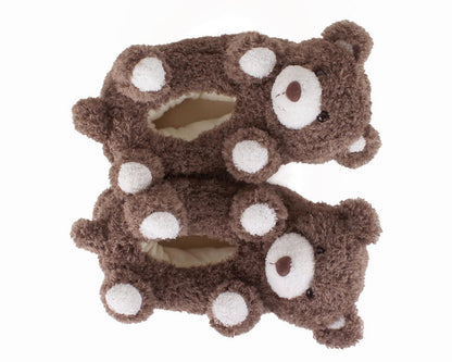 Teddy Bear Slippers Top View