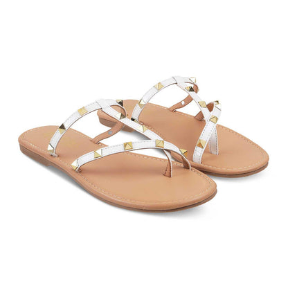 The Astud White Women's Casual Flats Tresmode - Tresmode