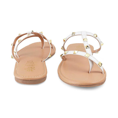 The Astud White Women's Casual Flats Tresmode - Tresmode