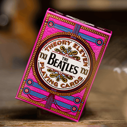 The Beatles Playing Cards - Pink Playing Cards by Theory11