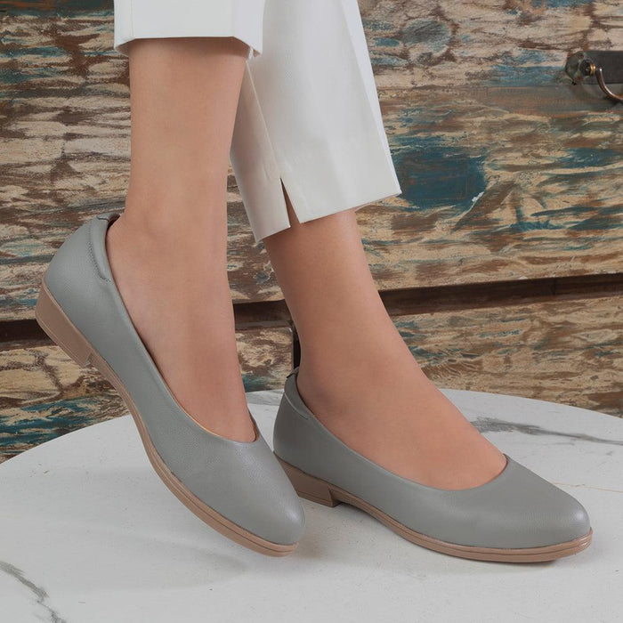 The Bolino Grey Women's Casual Ballerinas Tresmode - Tresmode