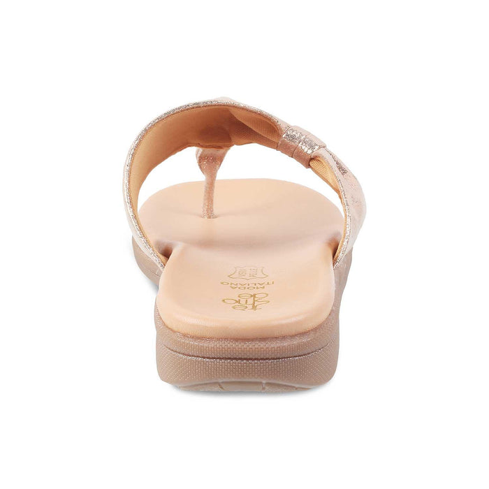 The Bow 2 Champagne Women's Casual Flats Tresmode - Tresmode